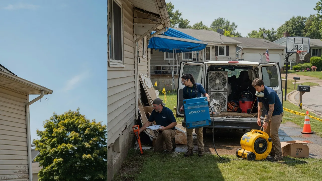 Ceiling Leak Cleanup in Lake Villa, IL near me