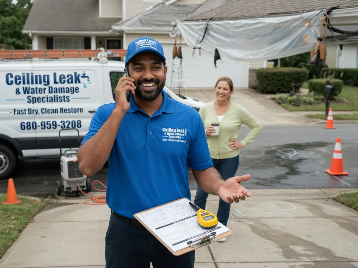 Ceiling Leak Cleanup Lake Villa, IL FAQs